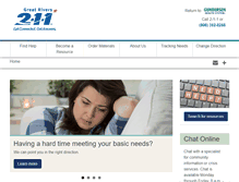 Tablet Screenshot of greatrivers211.org